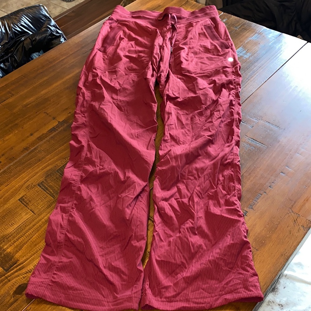 Lululemon Burgundy Trousers